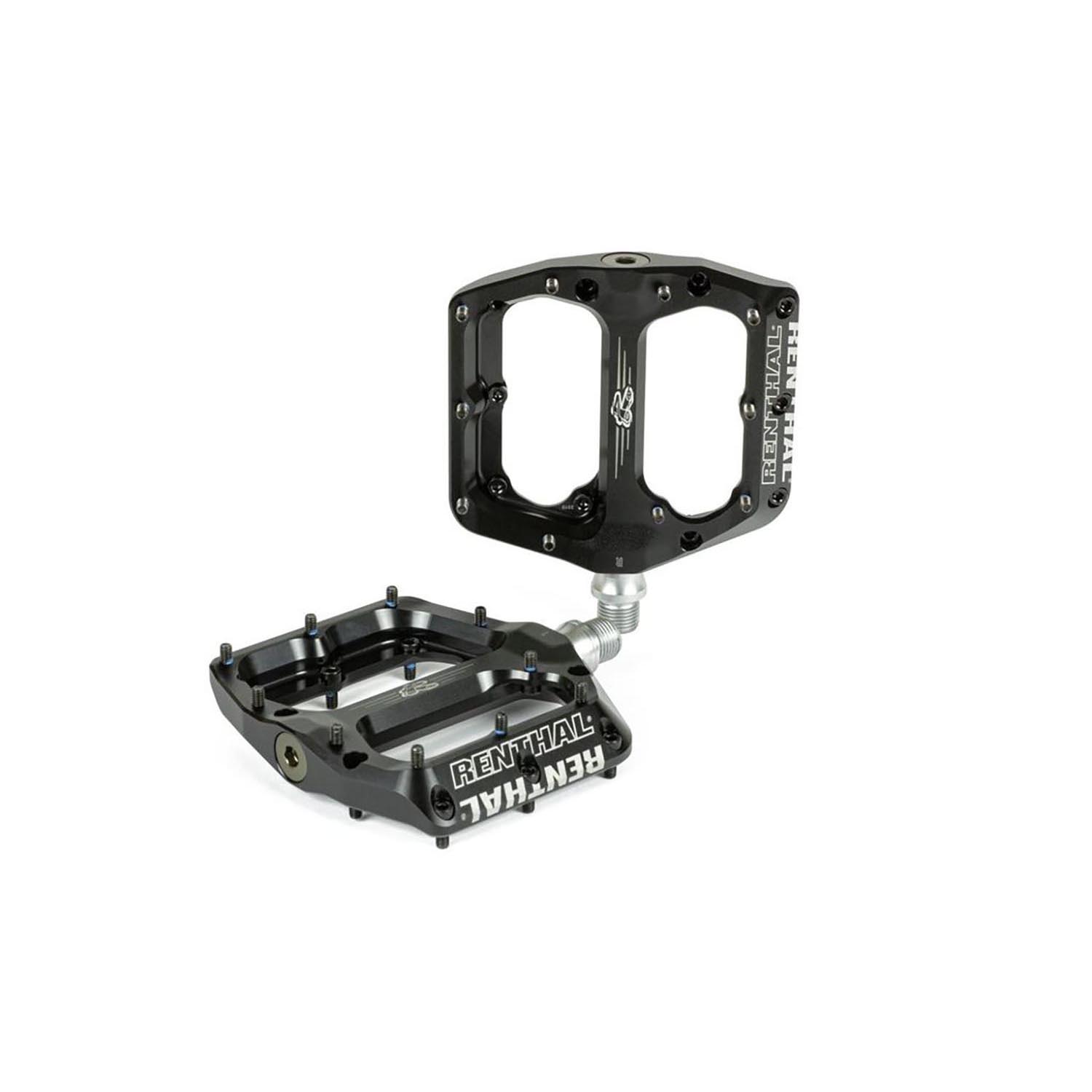 Renthal Revo-F Flat Pedal Black 9/16 axle 100x104mm